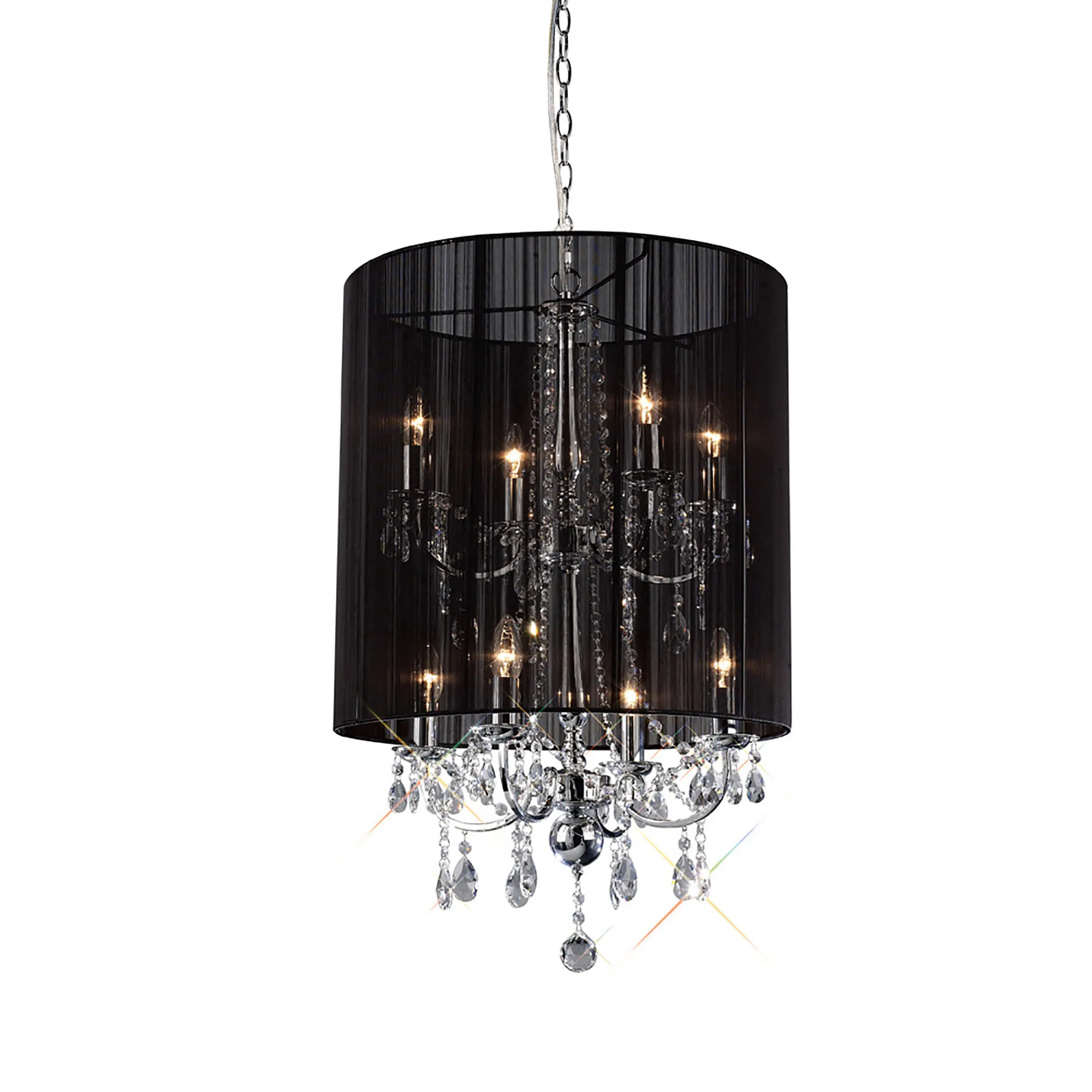 Ella Crystal Ceiling Lights Diyas Statement Crystal Fittings
